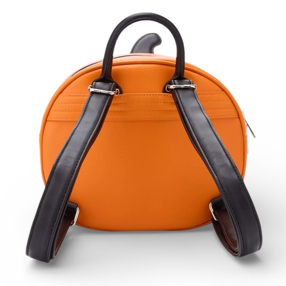 Jack-O-Lantern Pumpkin Figural Pin Collector Backpack - NWT - Picture 3 of 4